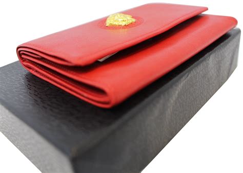 versace legno leather wallet|Versace wallets for women.